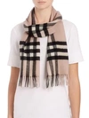 Burberry Parade Red Giant Check Cashmere Scarf In Ash Rose