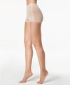 Calvin Klein Hosiery Ultra Bare Infinite Sheer Control Top Tights In Champagne- Nude 01