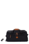 Bric's Brics X-bag 21-inch Rolling Carry-on Duffle Bag In Black