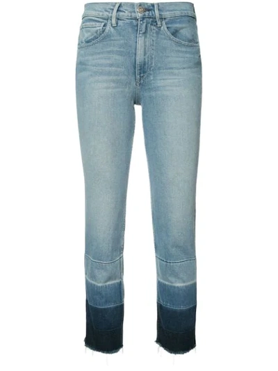 3x1 Shelter High-rise Cropped Jeans In Blue