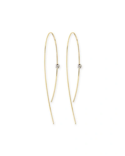 Lana Hooked On Hoops With Diamonds In Yellow Gold