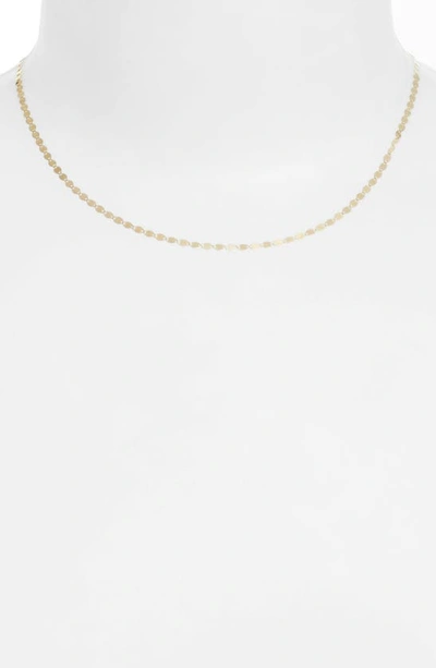 Lana Jewelry Petite Nude Chain Choker Necklace In Yellow Gold