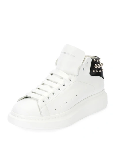 Alexander mcqueen studded leather sneakers cheap