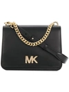 Michael Michael Kors Logo Plaque Cross-body Bag In Black