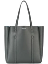 Balenciaga Black Everyday Medium Leather Tote Bag - Grey
