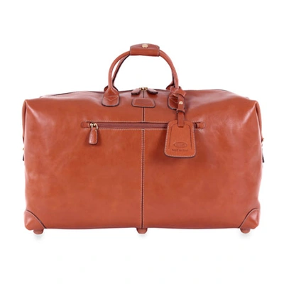Bric's Pelle Cognac 22" Cargo Duffel Luggage