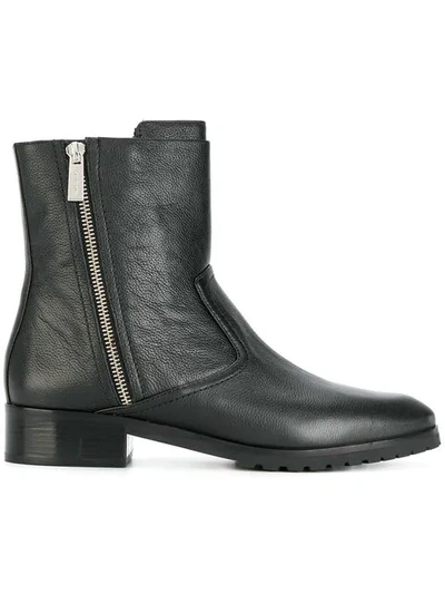 Michael Michael Kors Ankle Zip Boots In Black