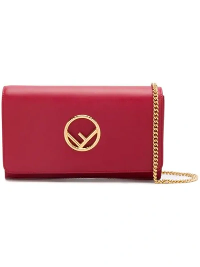 Fendi Kan I F Wallet On Chain In Red