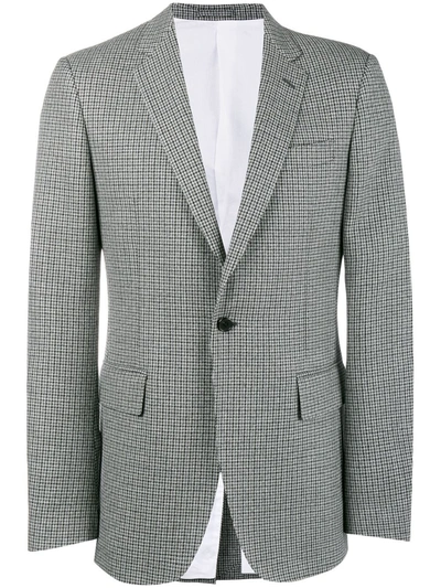 Calvin Klein 205w39nyc Fancy Wool Check Blazer In Grey