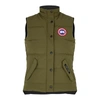 Canada Goose Freestyle Quilted Arctic-tech Shell Gilet In Military Green