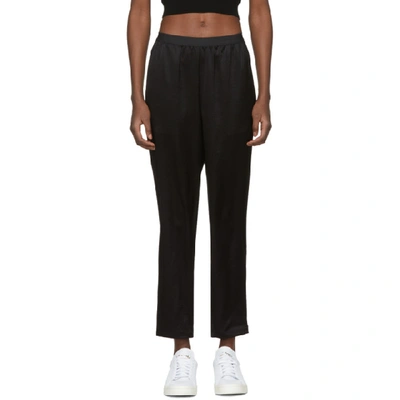 Alexander Wang T Cropped Lightweight Trousers In 001 Black