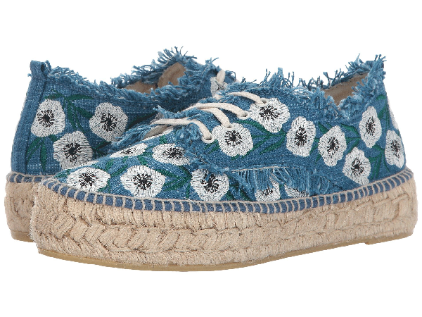 Wedge Sandal Loeffler Randall Womens Alfie Espadrille Woven Embroidery