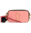 Marc Jacobs Snapshot Leather Camera Bag In Coral Multi
