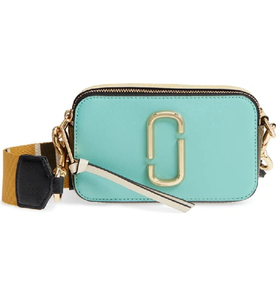 Marc Jacobs Snapshot Leather Camera Bag In Surf Multi