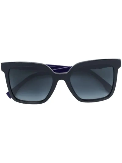 Fendi Square Sunglasses In Black