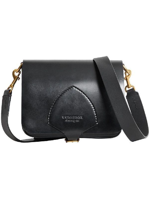 burberry the square satchel in leather