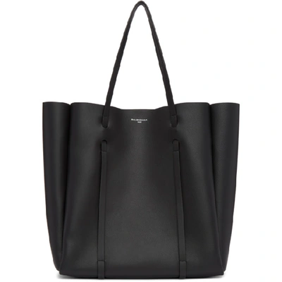 Balenciaga Black Medium Everyday Tote In 1000 Black