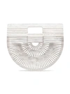 Cult Gaia White Ark Mini Acrylic Tote Bag