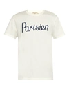 Maison Kitsuné - Parisian Crew Neck Cotton T Shirt - Mens - White
