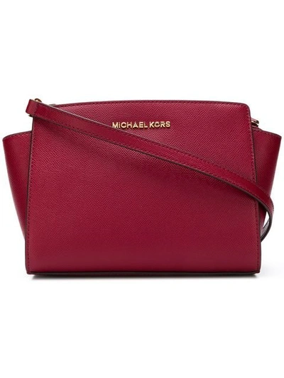 Michael Michael Kors Selma Medium Crossbody Bag - Red