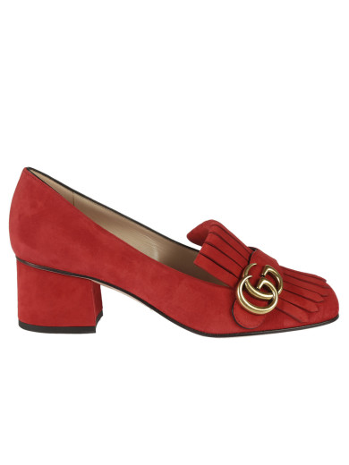 Gucci Mid-heel Pumps In Red | ModeSens