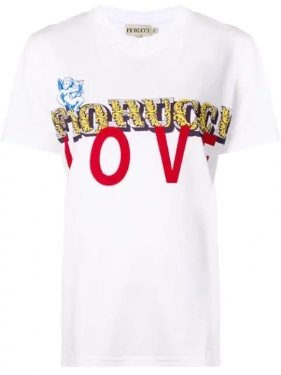 Fiorucci Short Sleeved T-shirt In White