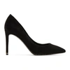Dolce & Gabbana Black Suede Kate Heels