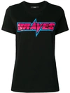 Diesel 'braves' Print T-shirt In Black