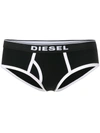 Diesel Logo Briefs In Black