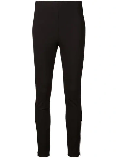 Rag & Bone High Waist Skinny-fit Trousers In Black