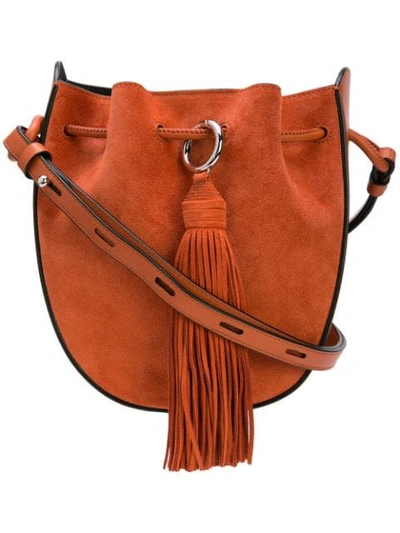 Rebecca Minkoff Lulu Crossbody In Orange