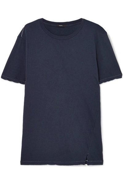 Bassike Organic Cotton-jersey T-shirt In Navy