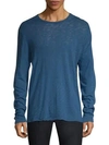 Atm Anthony Thomas Melillo Long Sleeve T-shirt In Deep Ocean