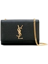 Saint Laurent Kate Monogram Ysl Leather Crossbody Bag, Black