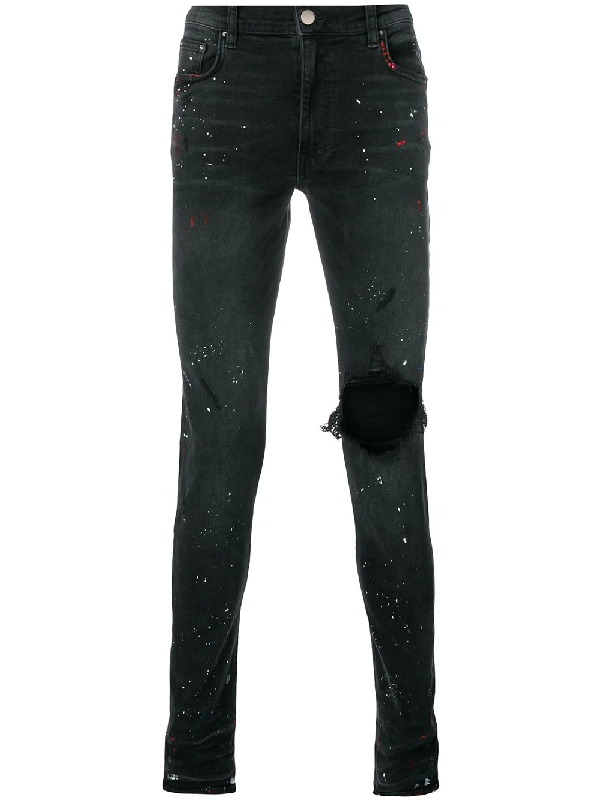 mike amiri jeans black
