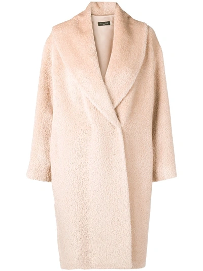 Antonelli Single-breasted Coat - Neutrals