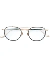 Matsuda Double Nose-bridge Glasses In Black