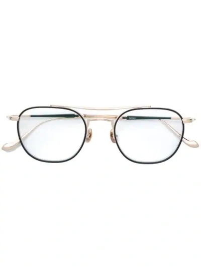 Matsuda Double Nose-bridge Glasses In Black