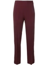 Antonelli Tatiana Crepe Trousers In Red