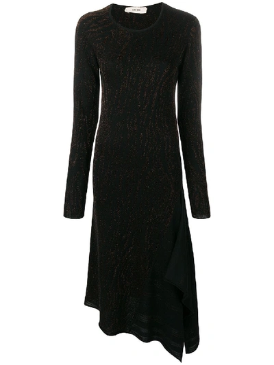 Damir Doma X Lotto Kirsi Metallic Dress - Black
