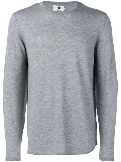 Nn07 Fine Knit Sweater In Grey