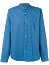 Nn07 Classic Denim Shirt In Blue