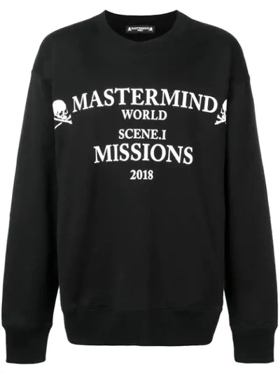 Mastermind Japan Logo Print Sweatshirt - Black