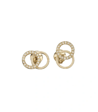 Hadar Nornberg Gold Tracing Circular Earrings