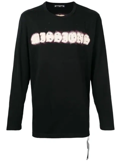 Mastermind Japan Logo Print T In Black