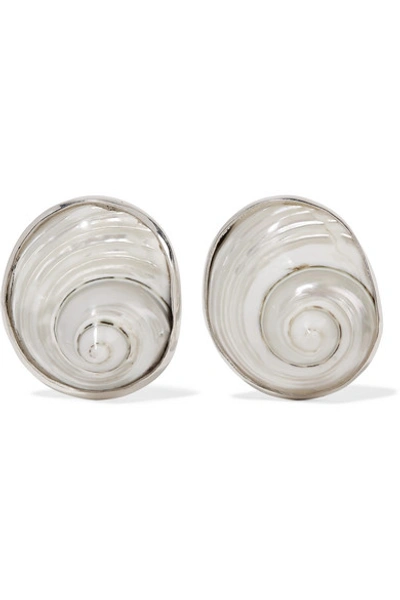 Sophie Buhai Silver Shell Earrings