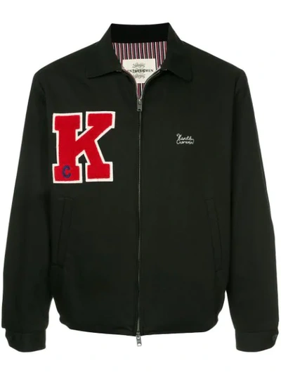 Kent & Curwen Logo Shirt Jacket In Black