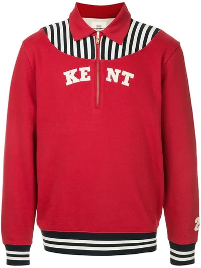 Kent & Curwen Printed Jumper In Red