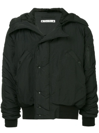 Sasquatchfabrix Hooded Parka Jacket In Black