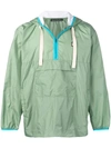 Acne Studios Face-patch Anorak Jacket Dusty Green